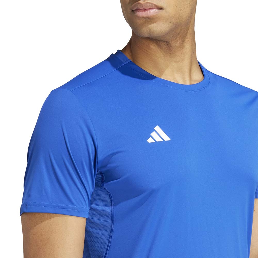 Adidas Adizero Essentials Kortermet Trøye Herre Blå