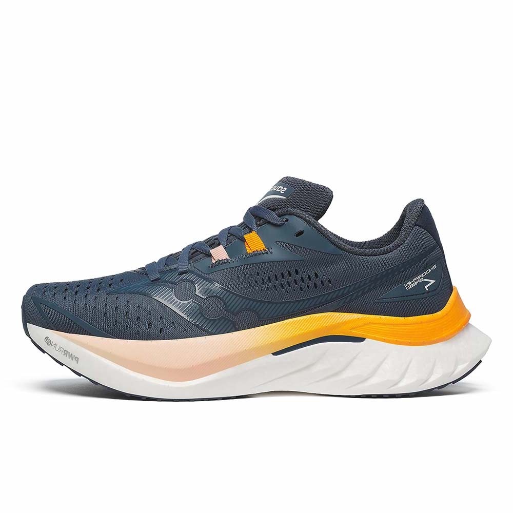 Saucony Endorphin Speed 4 Joggesko Dame Marine/Oransje