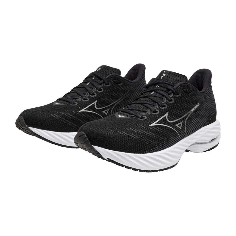 Mizuno Wave Rider 28 Joggesko Dame Sort/Hvit