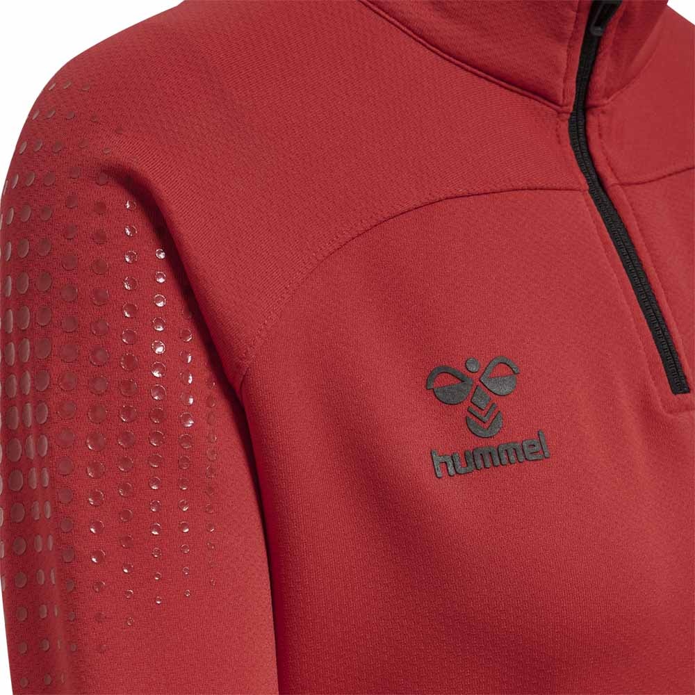 Hummel Lead Half Zip Treningsgenser Dame Rød