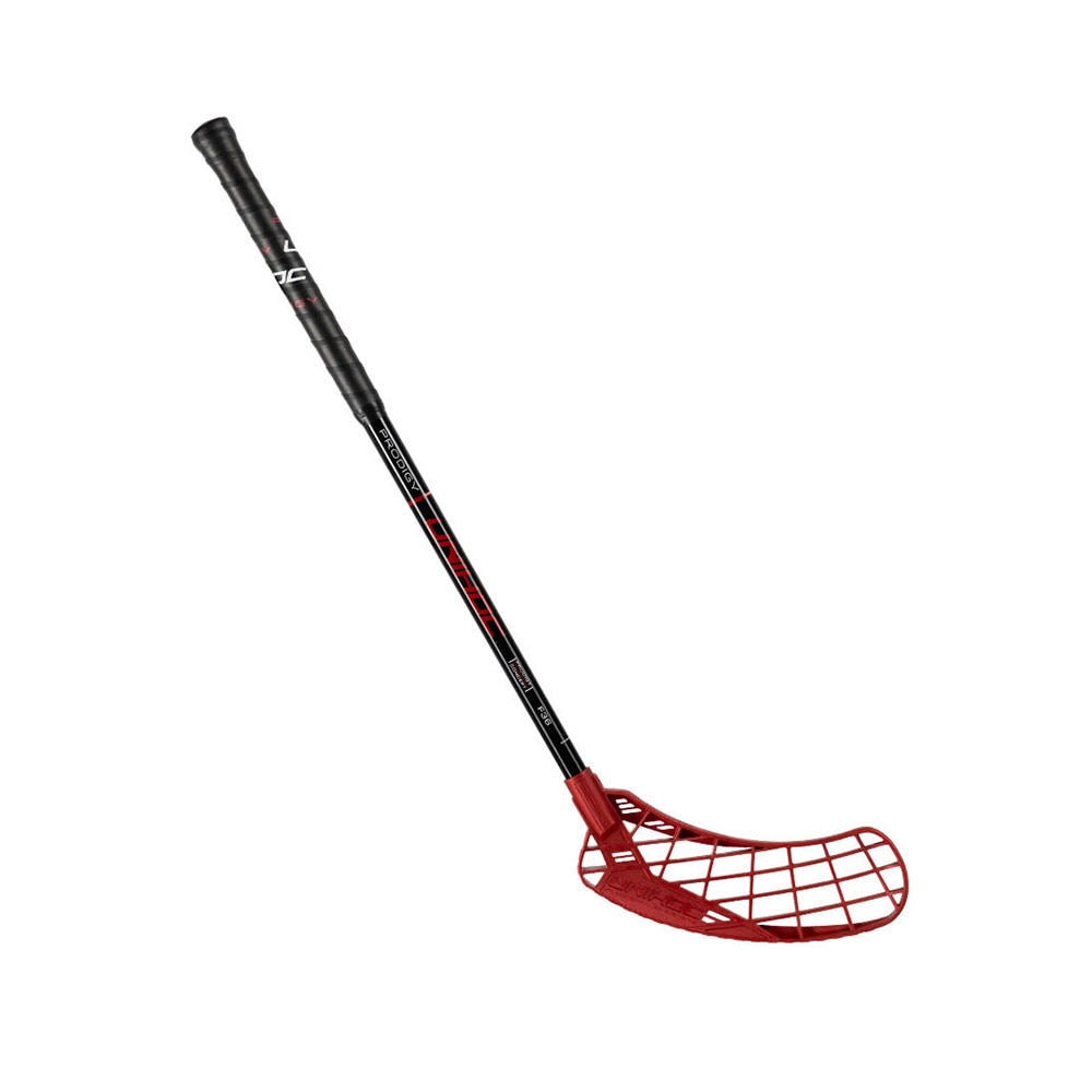 Unihoc Prodigy 36 Innebandykølle 65cm Right Barn Sort/Rød 