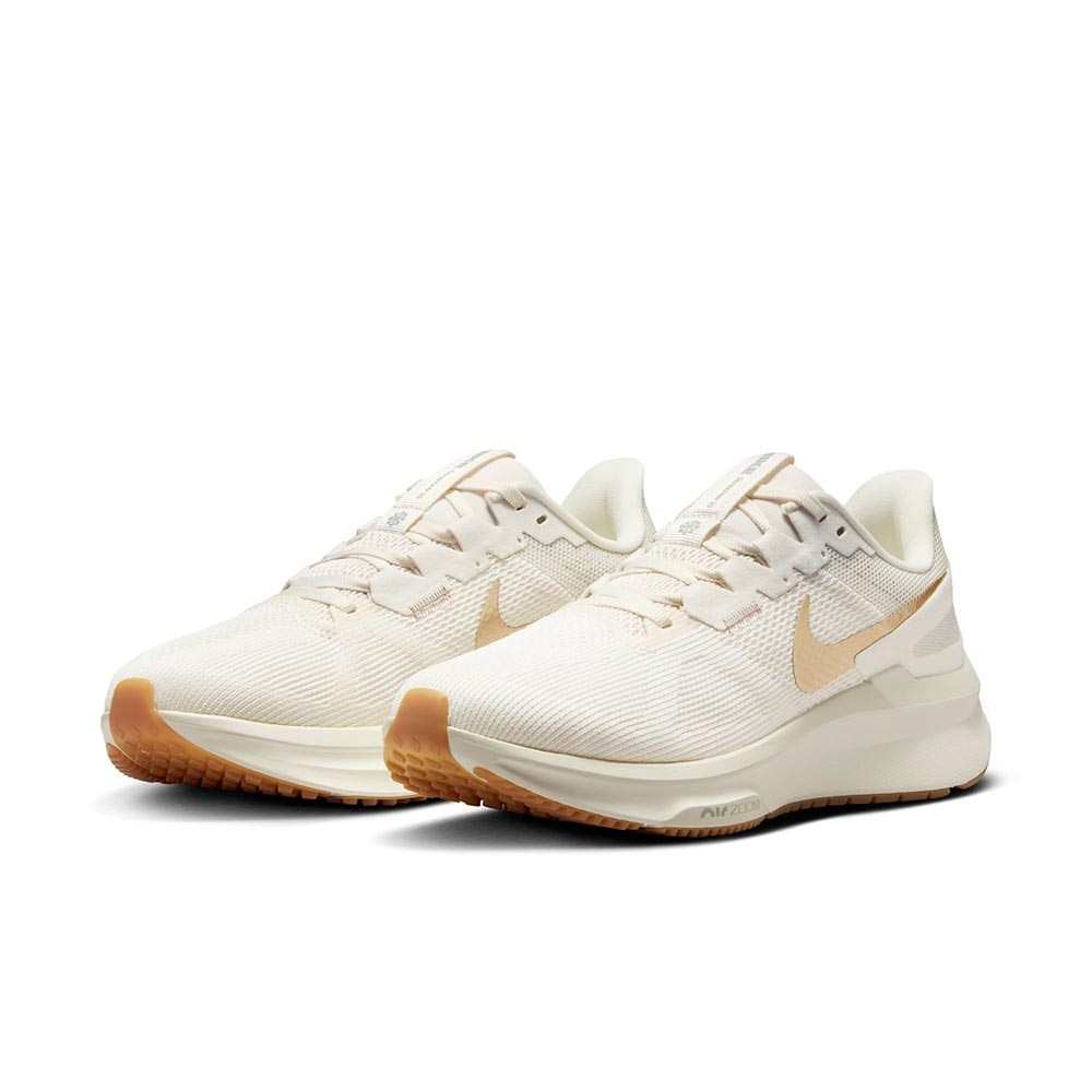 Nike Air Zoom Structure 25 Joggesko Dame Hvit/Gull