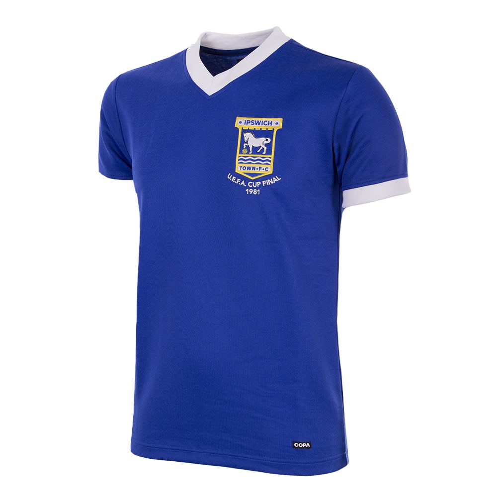 Copa Ipswich Town FC 1980-1981 Retro Fotballdrakt Hjemme