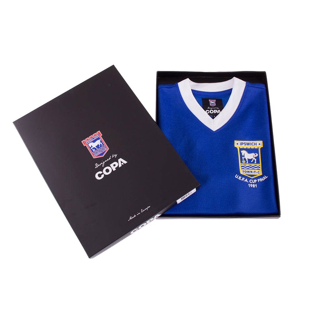 Copa Ipswich Town FC 1980-1981 Retro Fotballdrakt Hjemme