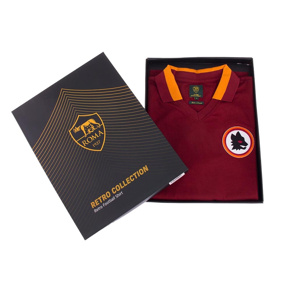 Copa AS Roma 1978-1979 Retro Fotballdrakt Hjemme