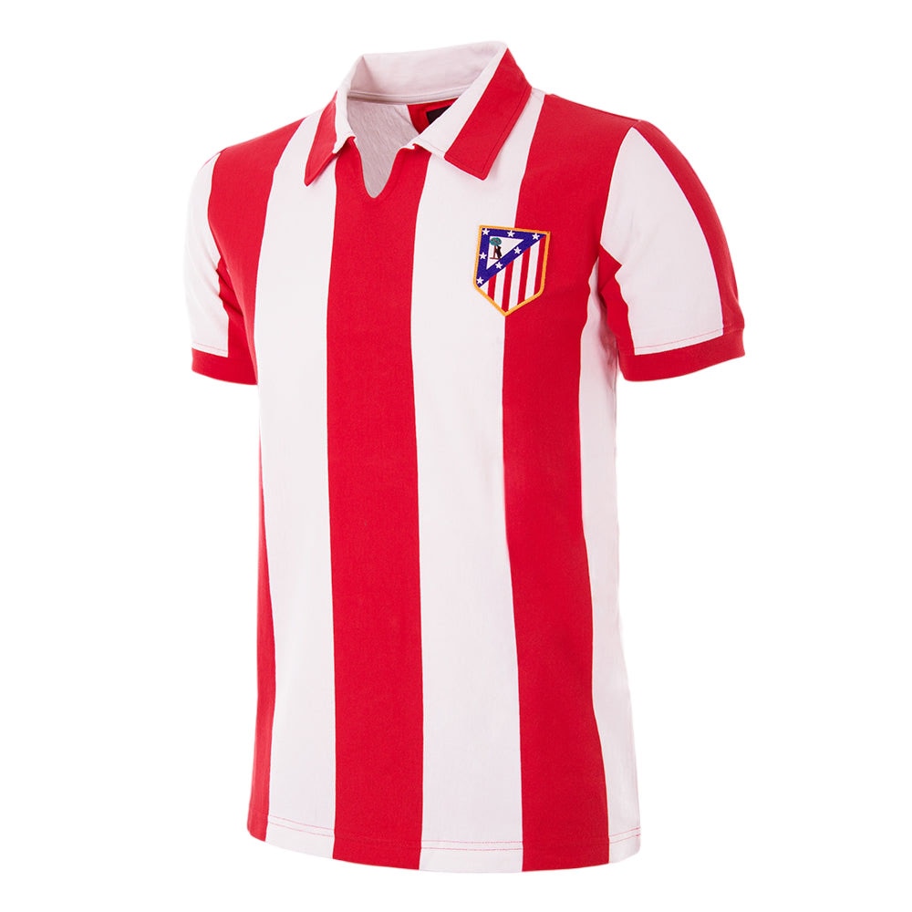 Copa Atletico Madrid 1970-1971 Retro Fotballdrakt Hjemme 