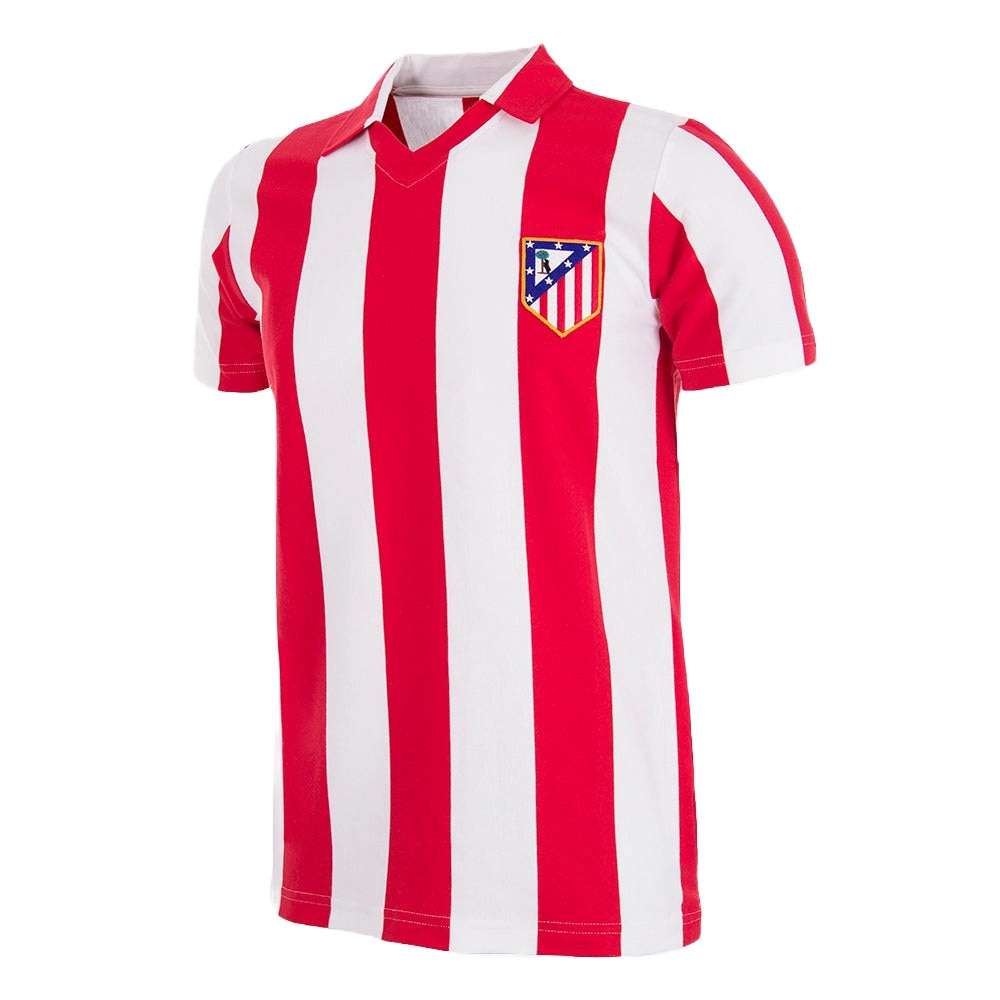 Copa Atletico Madrid 1985-1986 Retro Fotballdrakt Hjemme