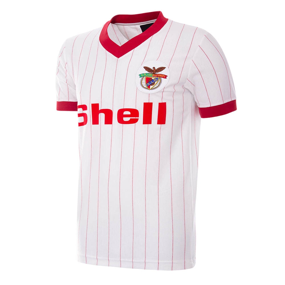 Copa SL Benfica 1985-1986 Retro Fotballdrakt Borte 