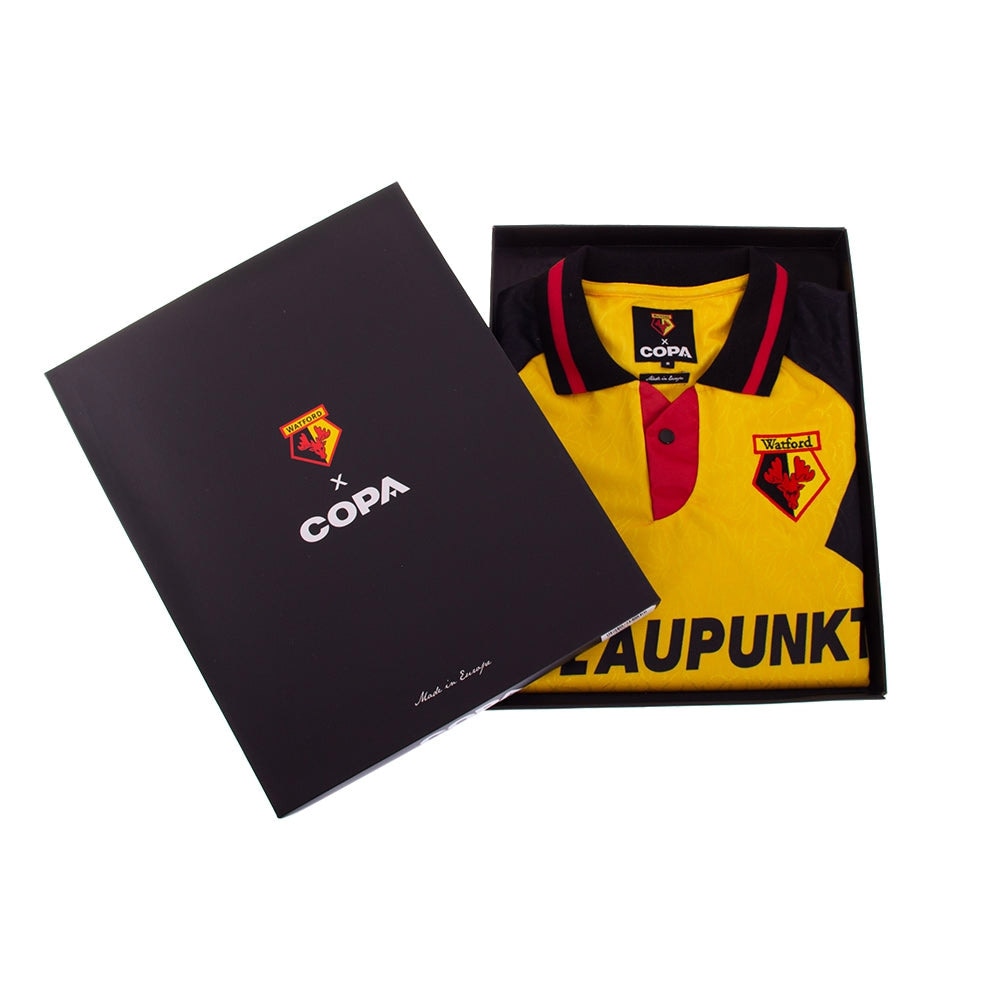 Copa Watford FC 1994-1995 Retro Fotballdrakt Hjemme 