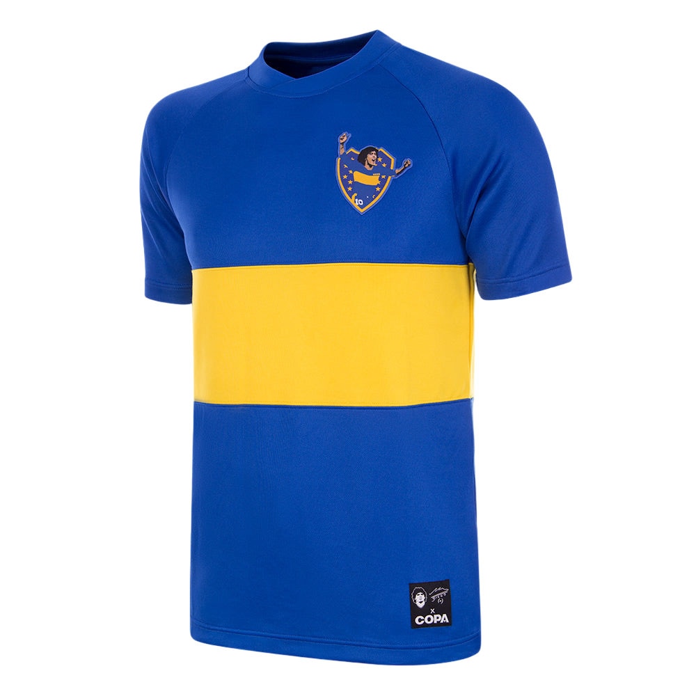 Copa Maradona X COPA Boca Juniors 1981-1982 Retro Fotballdrakt Hjemme