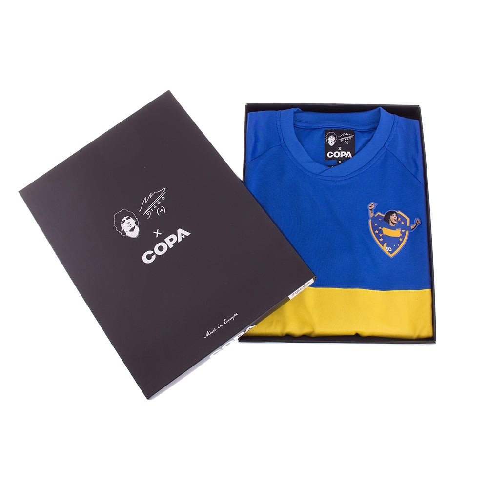 Copa Maradona X COPA Boca Juniors 1981-1982 Retro Fotballdrakt Hjemme