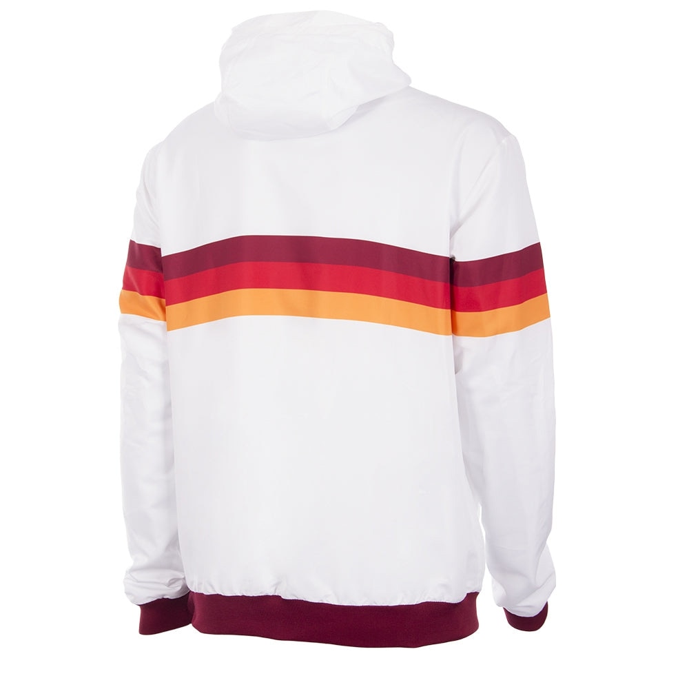 Copa AS Roma 1980's Retro Fotballjakke Hvit