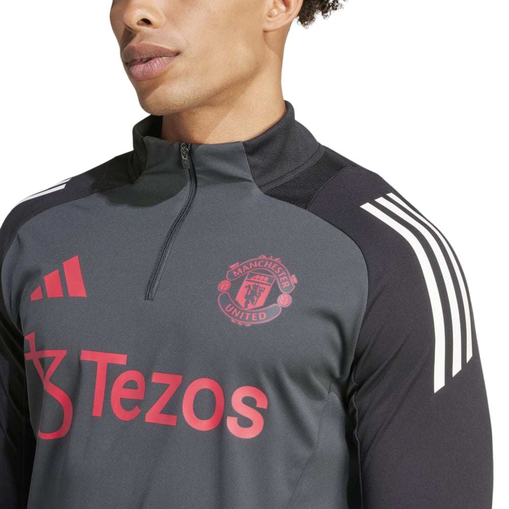 Adidas Manchester United Tiro Treningsgenser 24/25 Grå