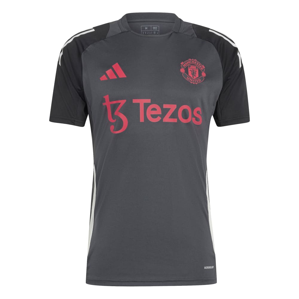 Adidas Manchester United Tiro Treningstrøye 24/25 Grå