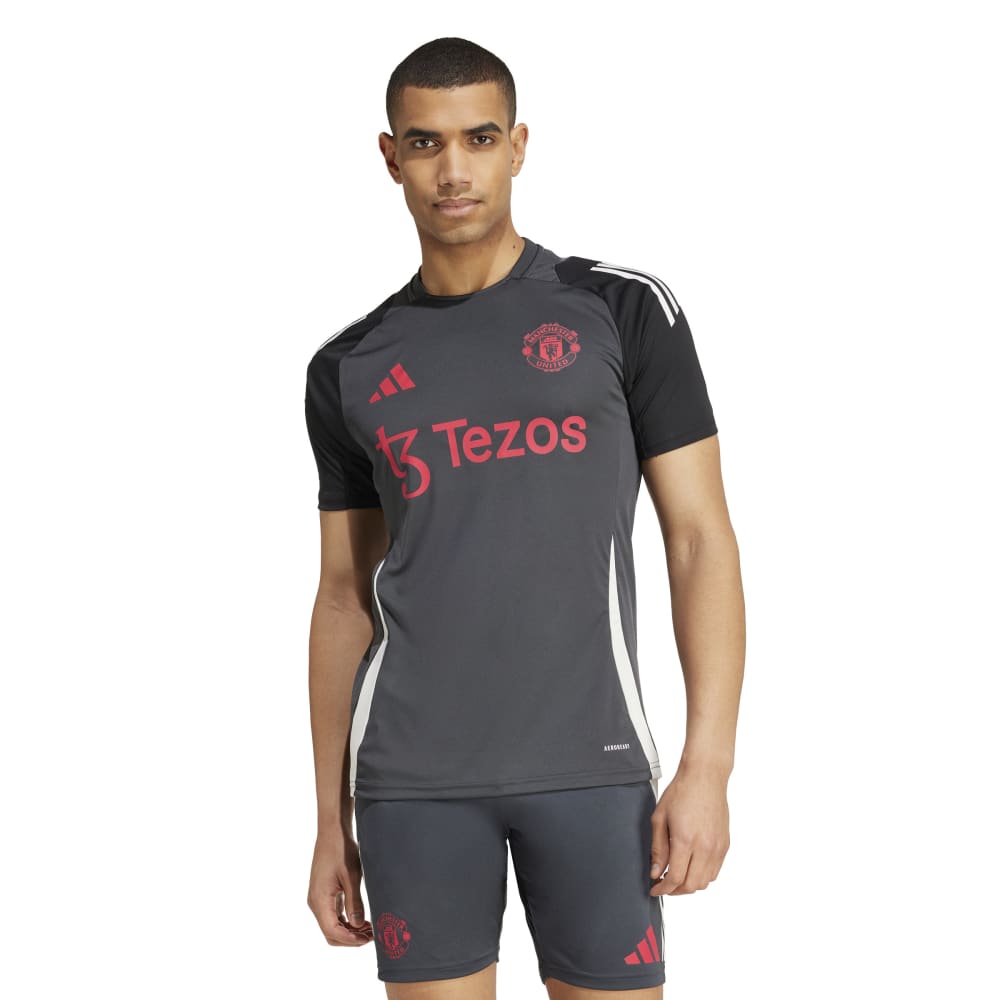 Adidas Manchester United Tiro Treningstrøye 24/25 Grå