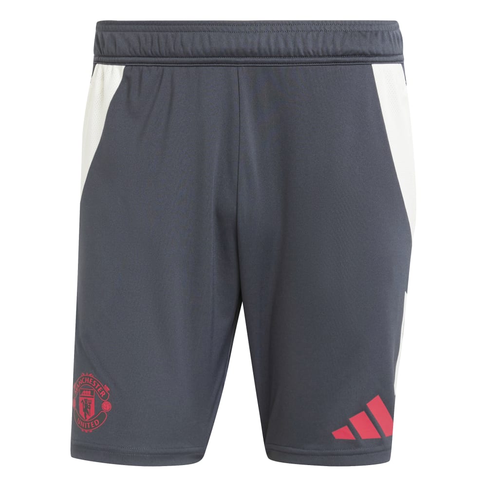 Adidas Manchester United Tiro Treningsshorts 24/25 Grå