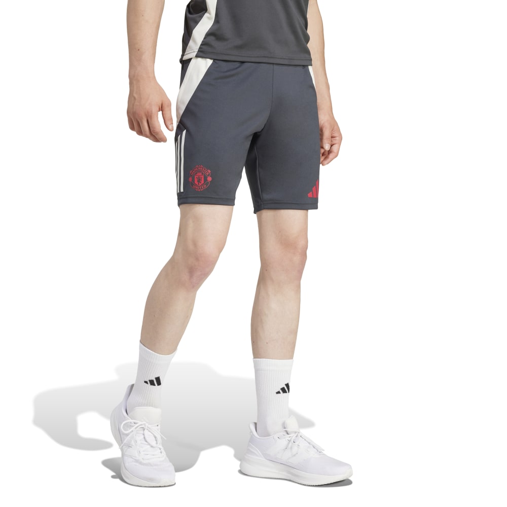 Adidas Manchester United Tiro Treningsshorts 24/25 Grå