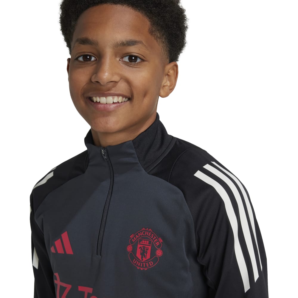 Adidas Manchester United Tiro Treningsgenser Barn 24/25 Grå 