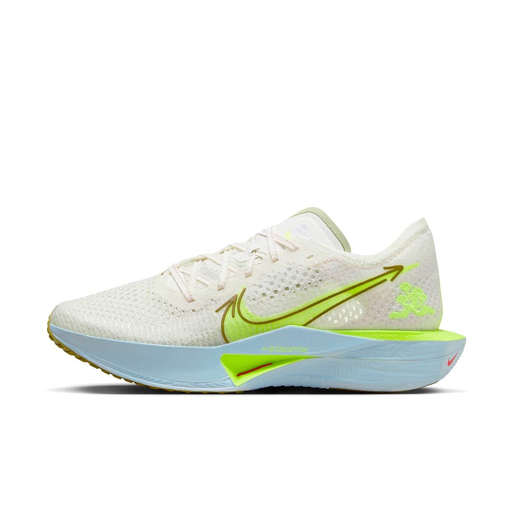 Nike ZoomX Vaporfly Next% 3 Joggesko Dame Beige/Blå/Volt