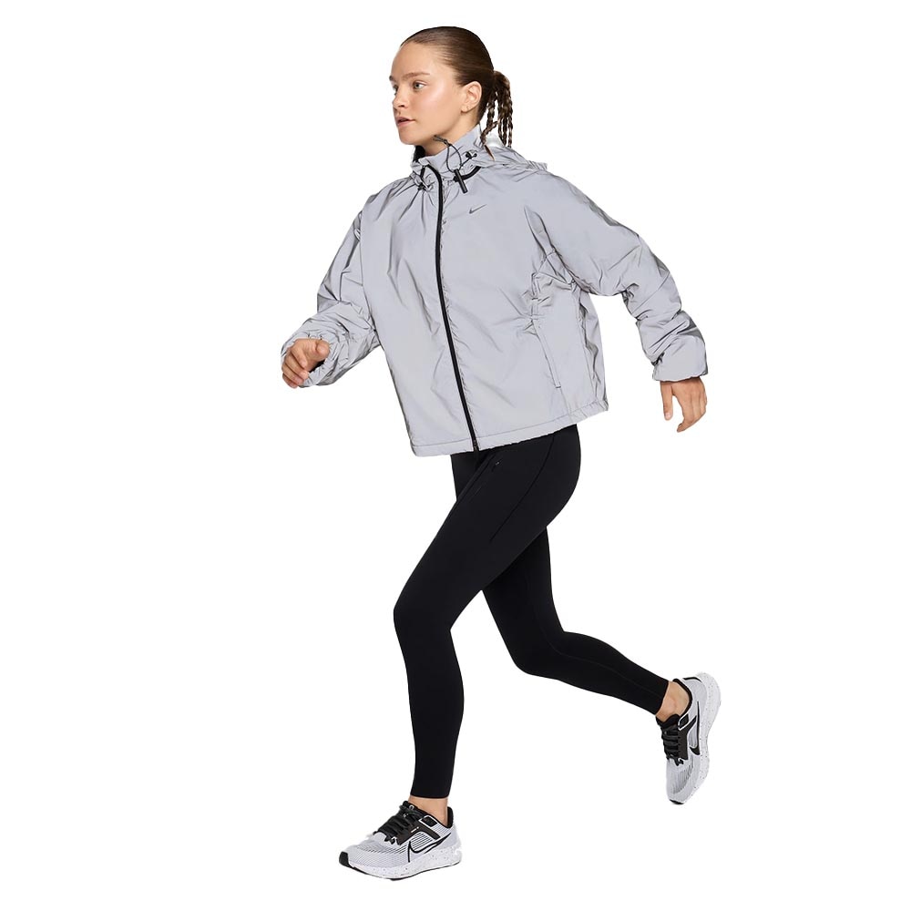 Nike Running Division Reflective Løpejakke Dame Grå