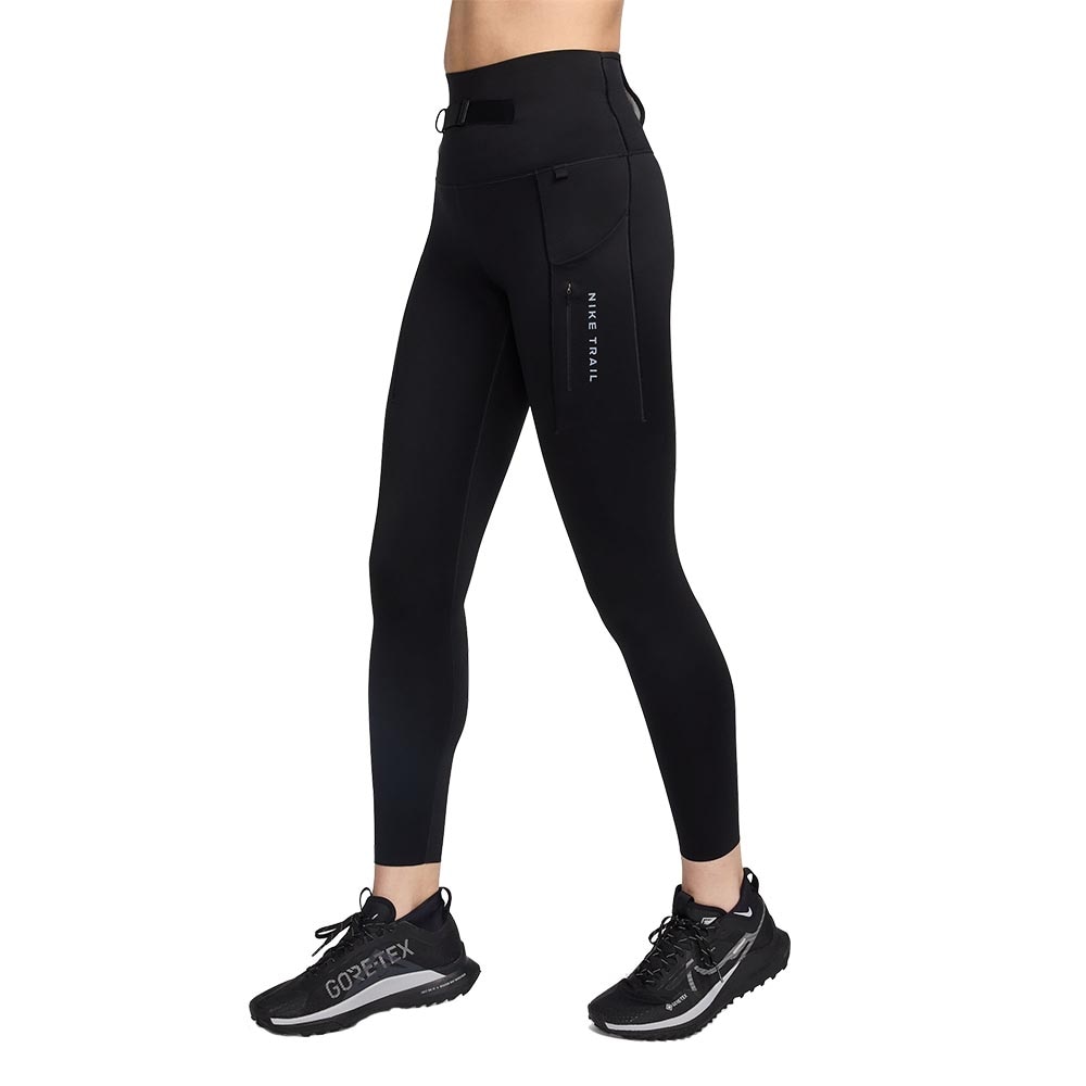 Nike Dri-Fit Trail Go High-Rise 7/8 Løpetights Dame Sort