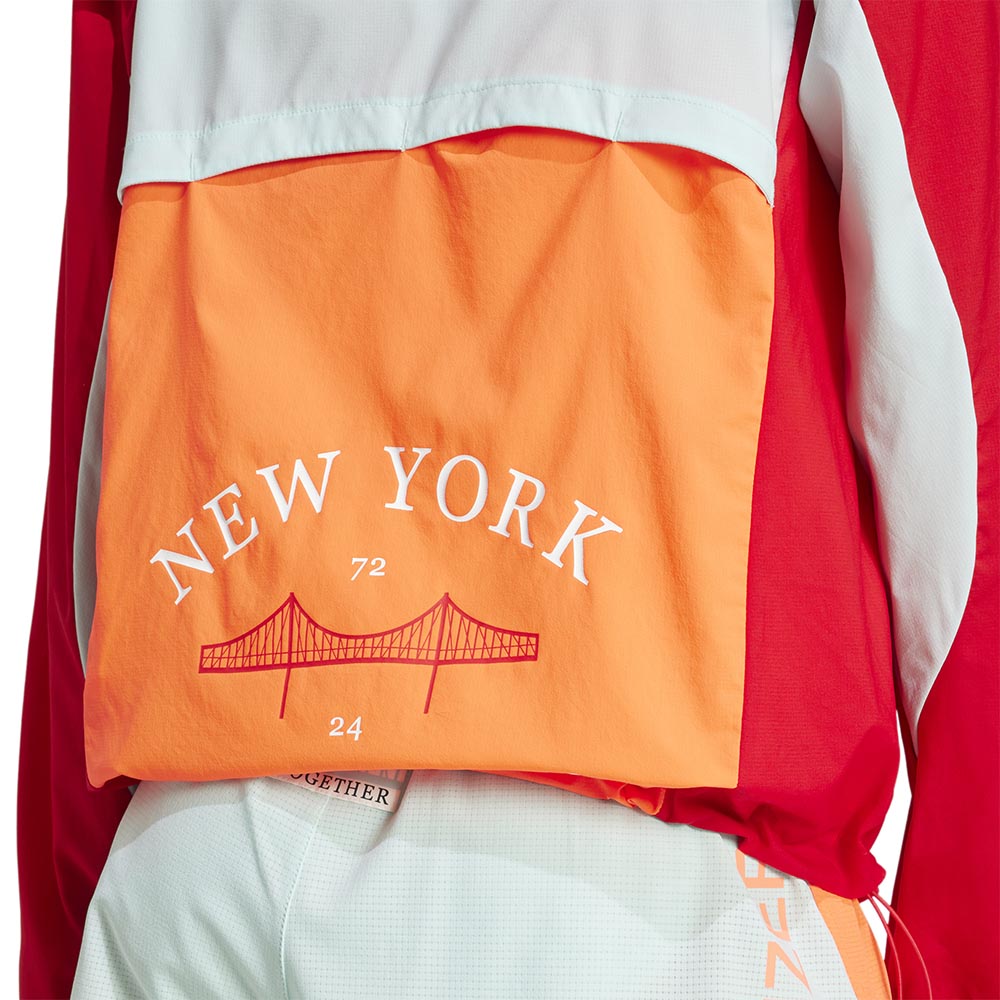 Adidas NYC Løpejakke Dame Rød/Oransje