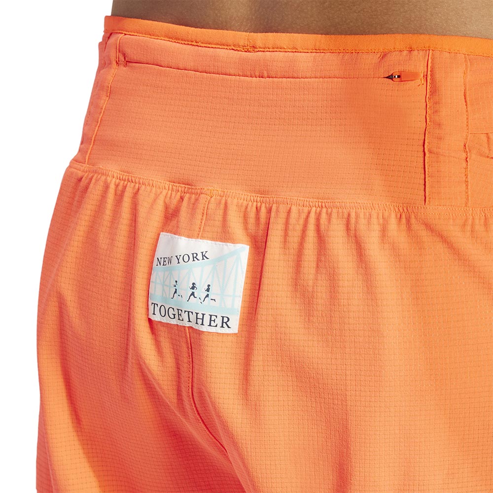 Adidas NYC Split Løpeshorts Herre Lys Blå/Rød/Oransje