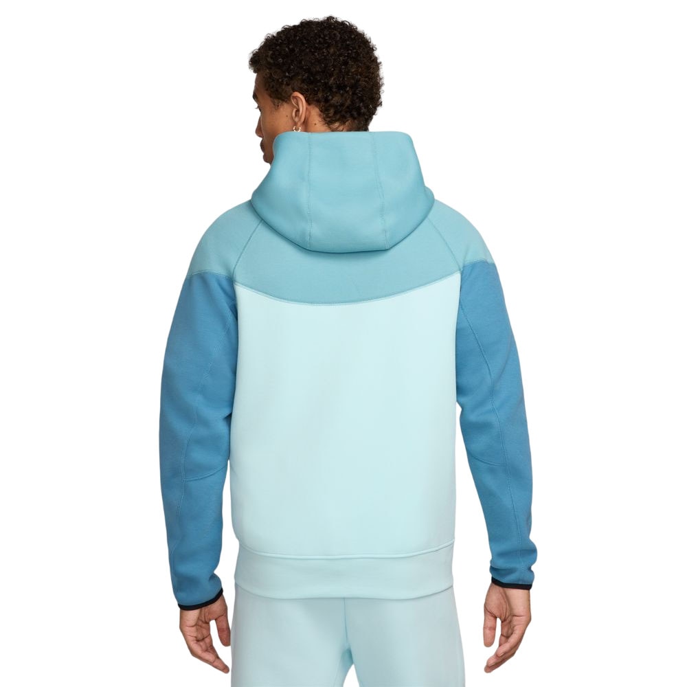 Nike NSW Tech Fleece FullZip Hettegenser Turkis/Blå