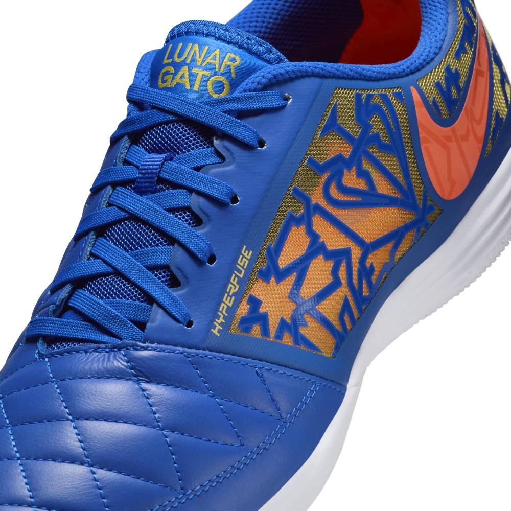 Nike Lunargato II IC Futsal Innendørs Fotballsko Blå/Rød