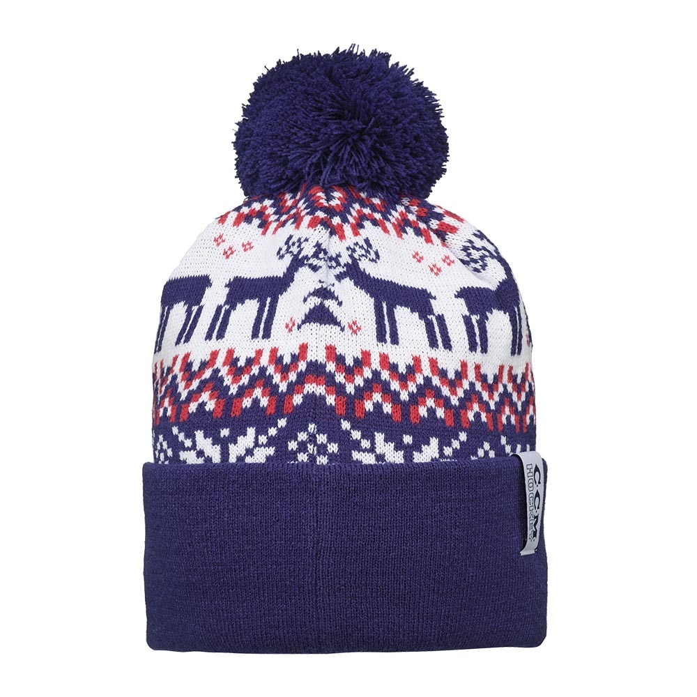 Ccm Holiday Pom Knit Lue Marine