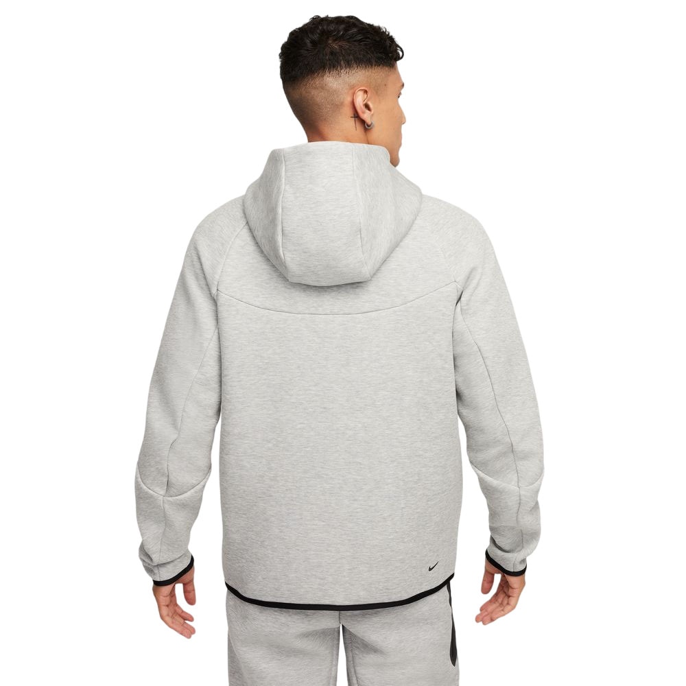 Nike NSW Tech Fleece Full-Zip Windrunner Hettegenser Grå