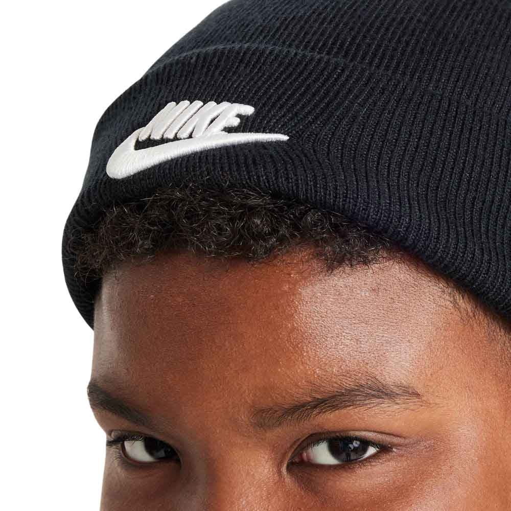 Nike Peak Beanie Lue Barn Sort/Hvit