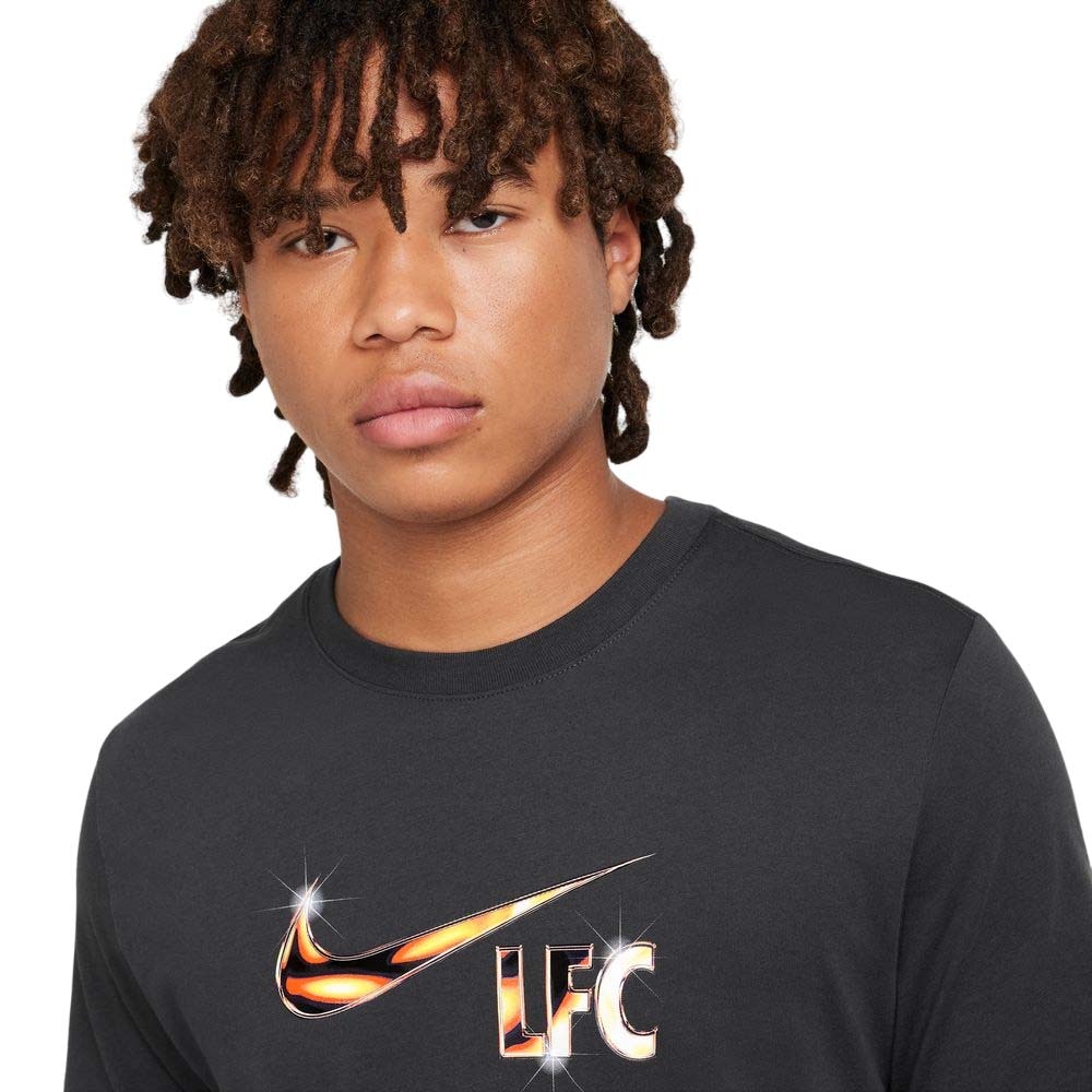 Nike Liverpool FC Swoosh T-Skjorte Grå