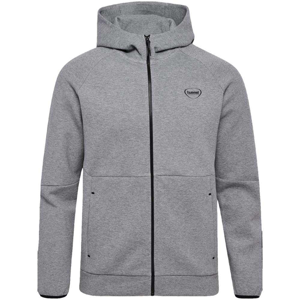 Hummel Hmltech Fleece Zip Hettegenser Grå 