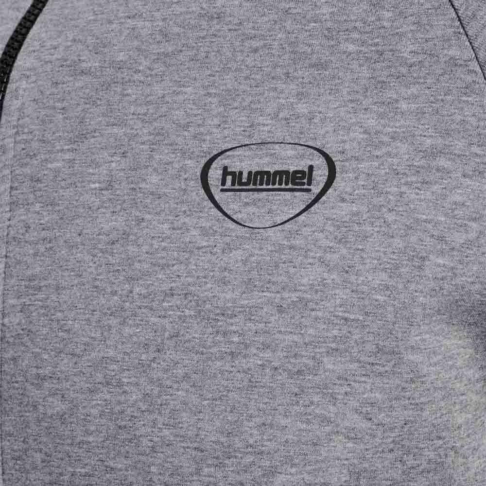 Hummel Hmltech Fleece Zip Hettegenser Grå 