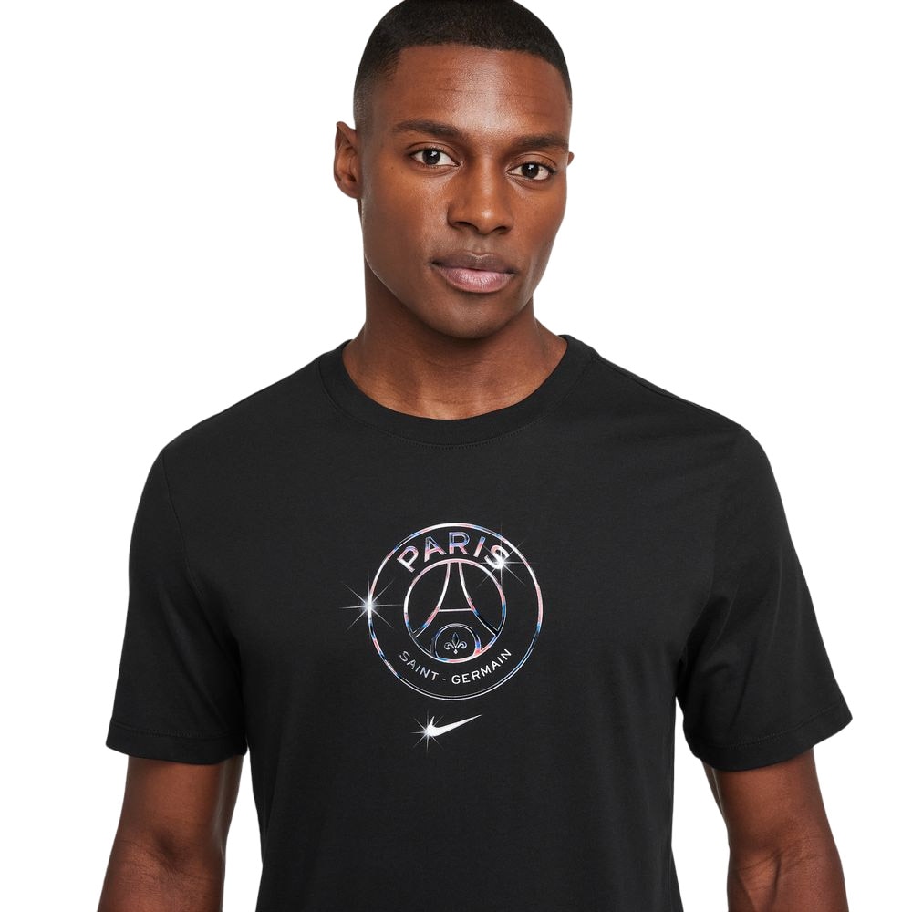 Nike PSG Crest T-Skjorte Sort