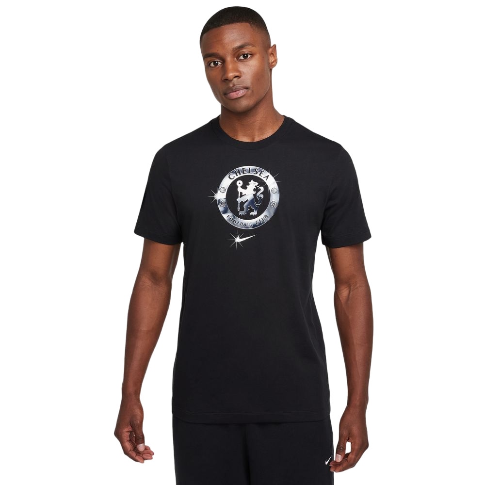 Nike Chelsea Crest T-Skjorte Sort