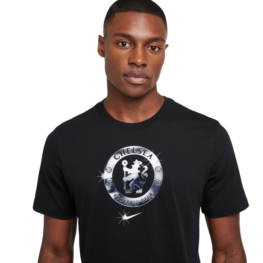 Nike Chelsea Crest T-Skjorte Sort