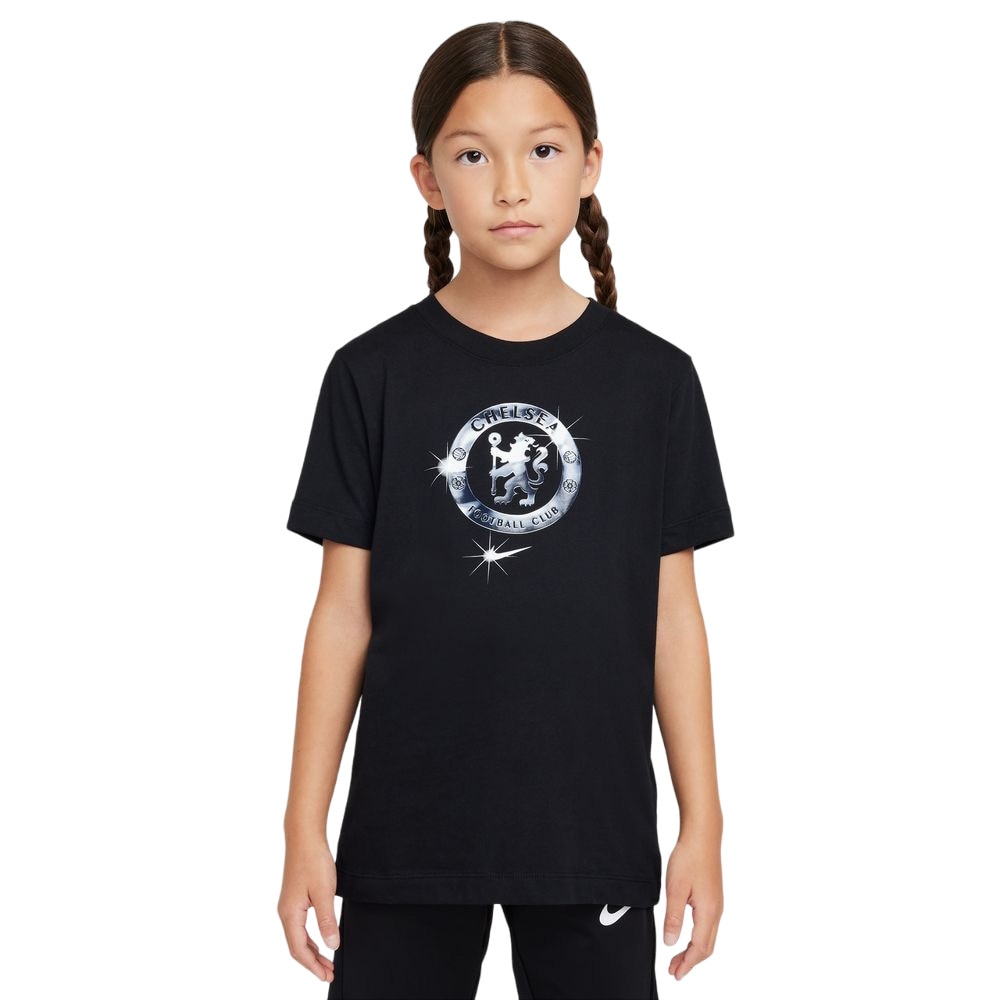 Nike Chelsea Crest T-Skjorte Barn Sort