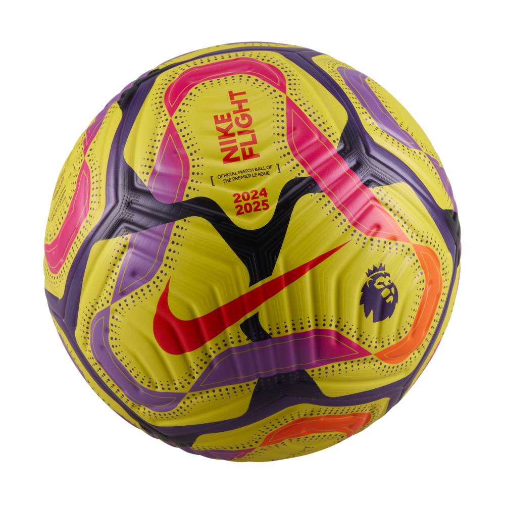 Nike Premier League Flight Hi-Vis Matchball 24/25 Gul/Lilla