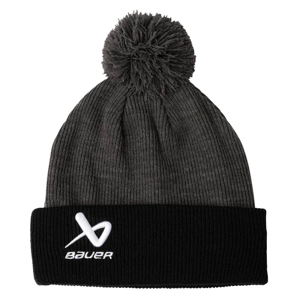 Bauer 2 Tone Knit Pom Lue Grå