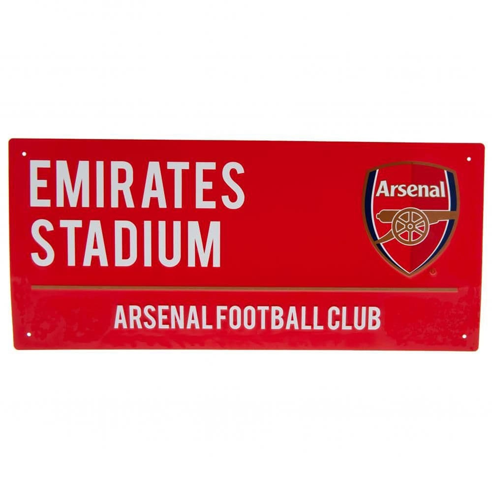 Official Official Product Arsenal FC Emirates Stadium Gateskilt Rød/Hvit