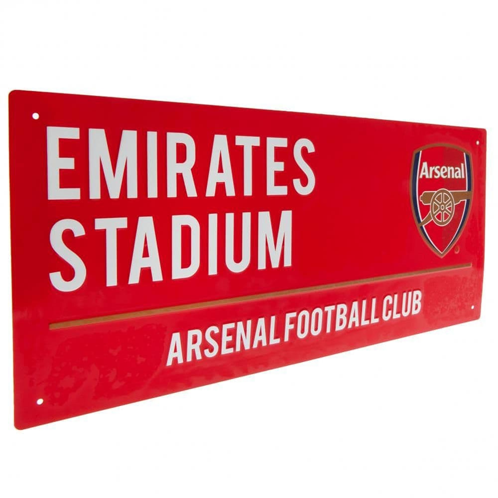 Official Official Product Arsenal FC Emirates Stadium Gateskilt Rød/Hvit