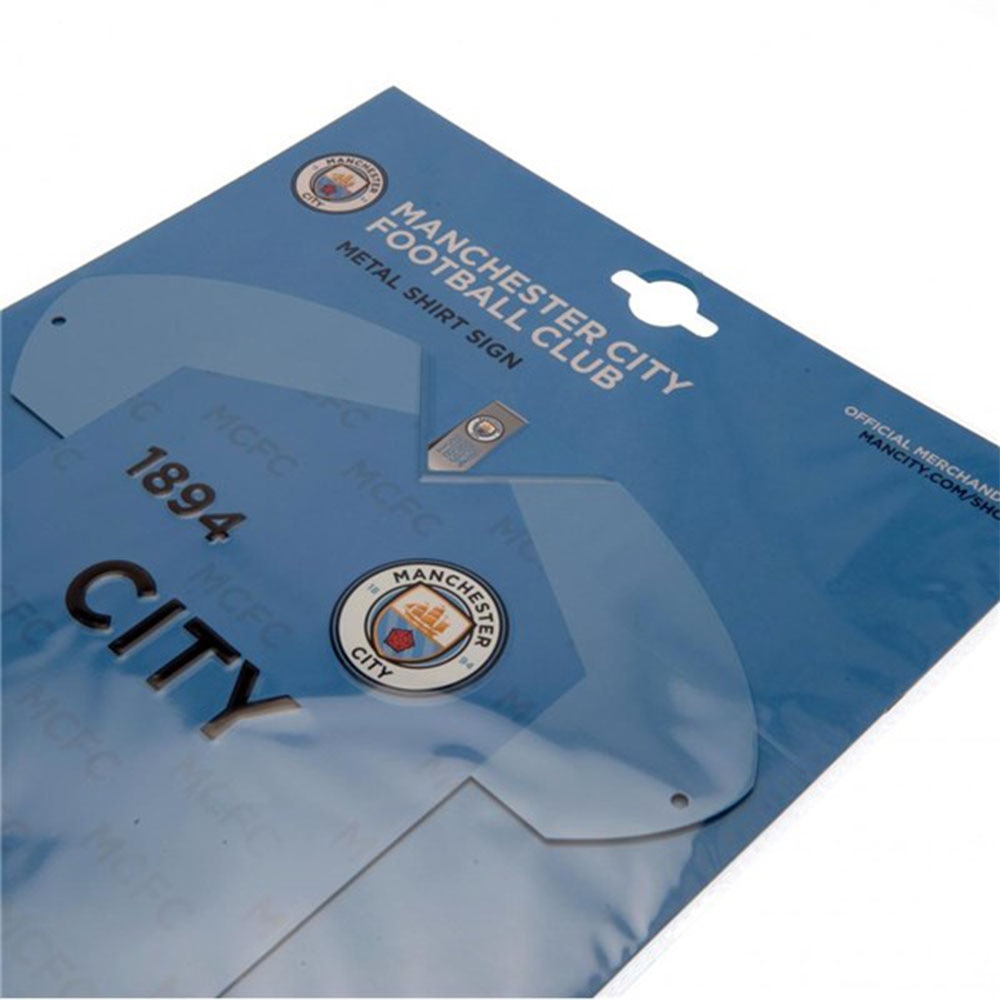 Official Product Manchester City Metall Drakt Skilt 