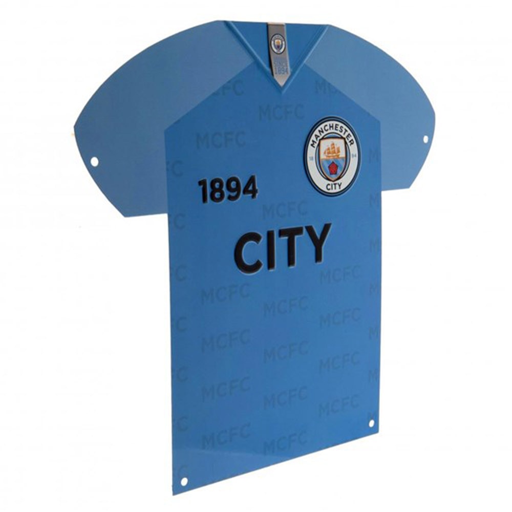 Official Product Manchester City Metall Drakt Skilt 