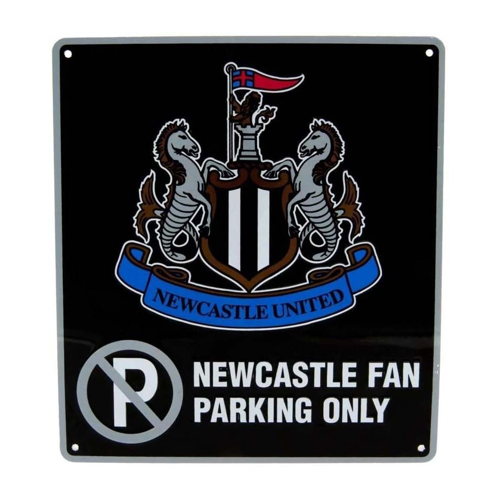 Official Product Newcastle United No Parking Skilt Sort 