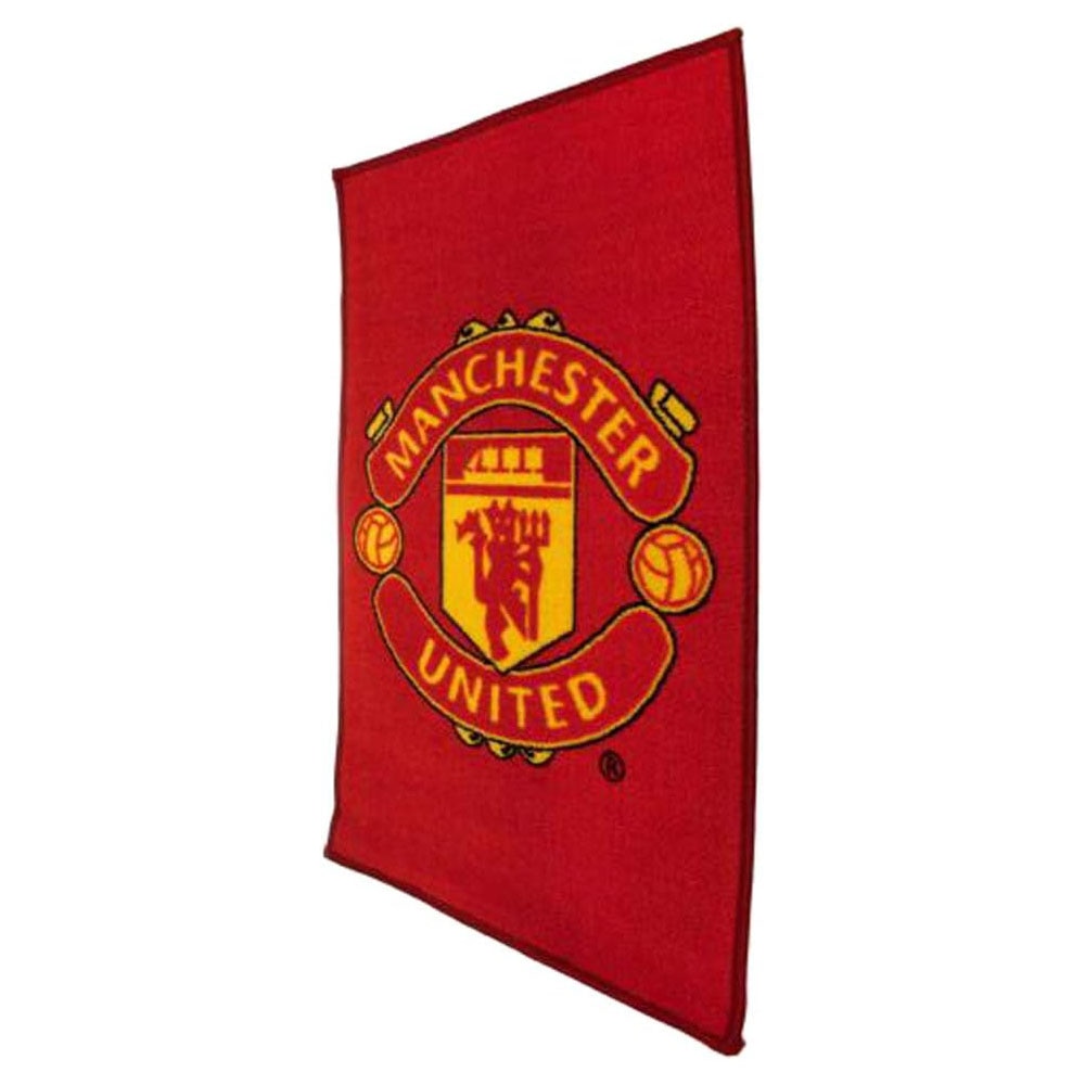 Official Product Manchester United Crest Dørmatte Rød