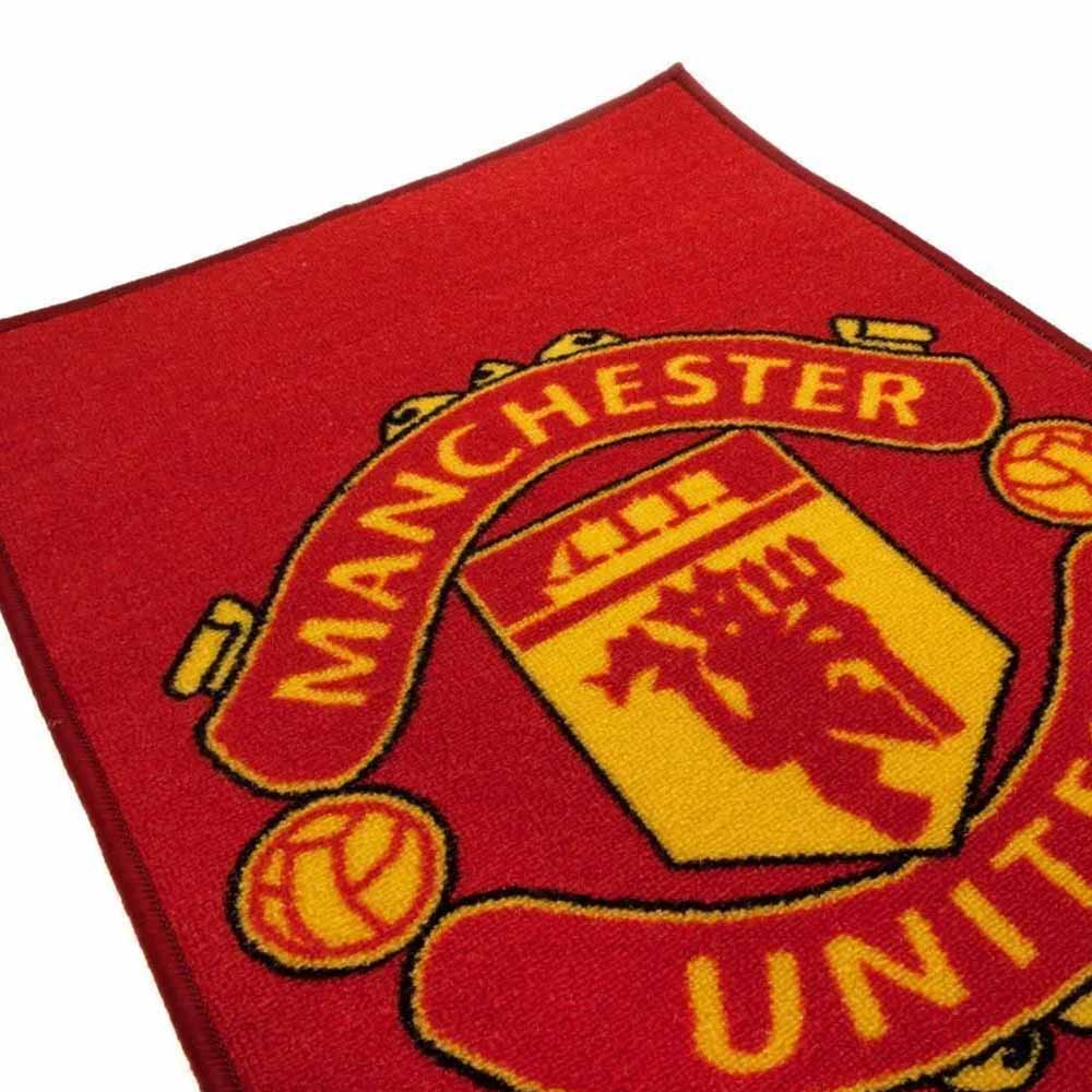 Official Product Manchester United Crest Dørmatte Rød