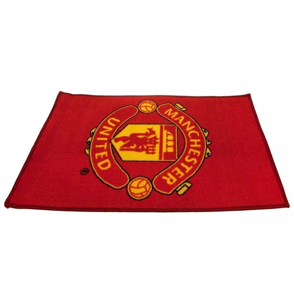 Official Product Manchester United Crest Dørmatte Rød