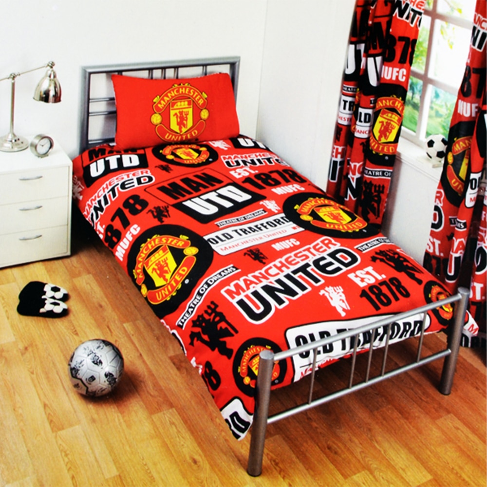 Official Product Manchester United Single Duvet Sengesett